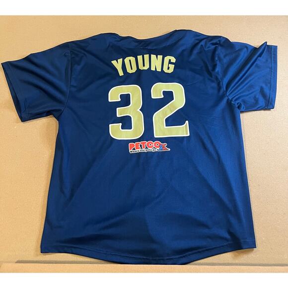 San Diego Padres Chris Young Baseball Jersey - Official Team Apparel-Size XL - Picture 2 of 2
